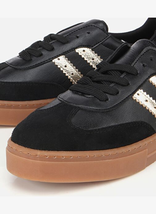 Kadın Siyah Düz Spor Ayakkabı 01AYH314600A154 - Görsel 4