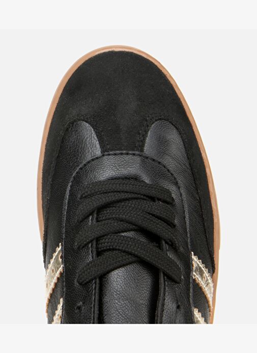 Kadın Siyah Düz Spor Ayakkabı 01AYH314600A154 - Görsel 6