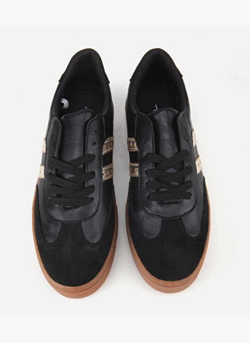 Kadın Siyah Düz Spor Ayakkabı 01AYH314600A154 - Görsel 7