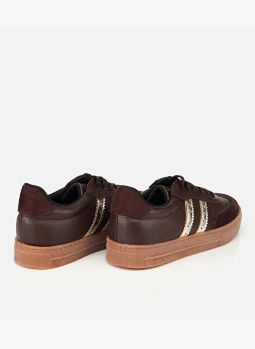 Kadın Kahverengi Düz Spor Ayakkabı 01AYH314600A485 - Görsel 5