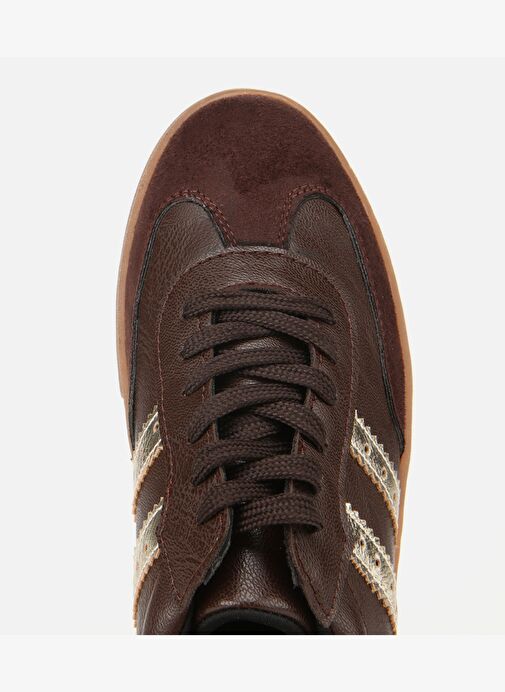 Kadın Kahverengi Düz Spor Ayakkabı 01AYH314600A485 - Görsel 6