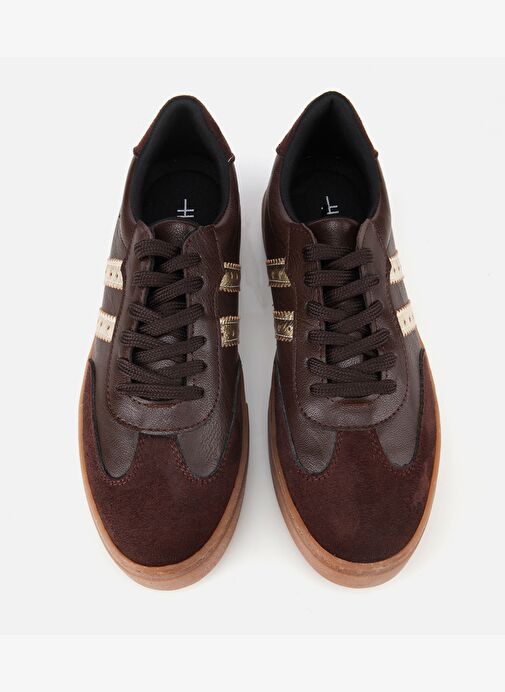 Kadın Kahverengi Düz Spor Ayakkabı 01AYH314600A485 - Görsel 7