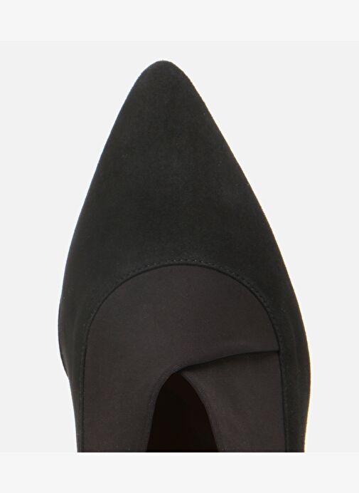 Kadın Süet Deri Streç Detaylı İnce Topuklu Stiletto 01AYH315480A100 - Görsel 6