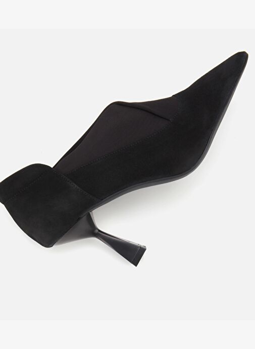 Kadın Süet Deri Streç Detaylı İnce Topuklu Stiletto 01AYH315480A100 - Görsel 7