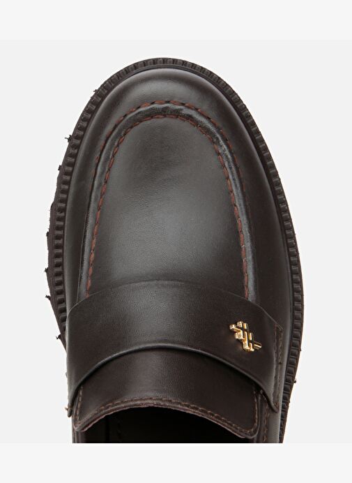Hotiç Hotiç Kadın Deri Kahverengi Kalın Tabanlı Klasik Loafer 01AYH318340A480 | Boyner Kahverengi - 6. görsel
