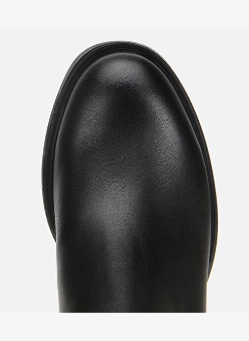 Kadın Deri Siyah Yumuşak Dokulu Bilekte Düz Bot 01BOH312820A100 - Görsel 6