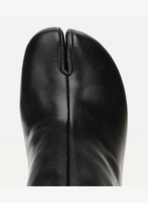 Kadın Deri Siyah Streç Blok Detaylı Topuklu Bot 01BOH315530A100 - Görsel 6