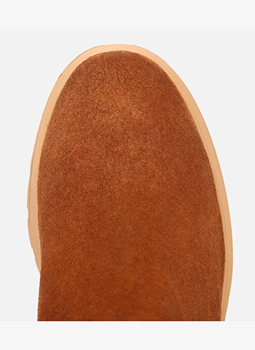 Hotiç Hotiç Kadın Süet Deri Taba Lastik Detaylı Topuklu Bot 01BOH318530A370 | Boyner Taba - 6. görsel