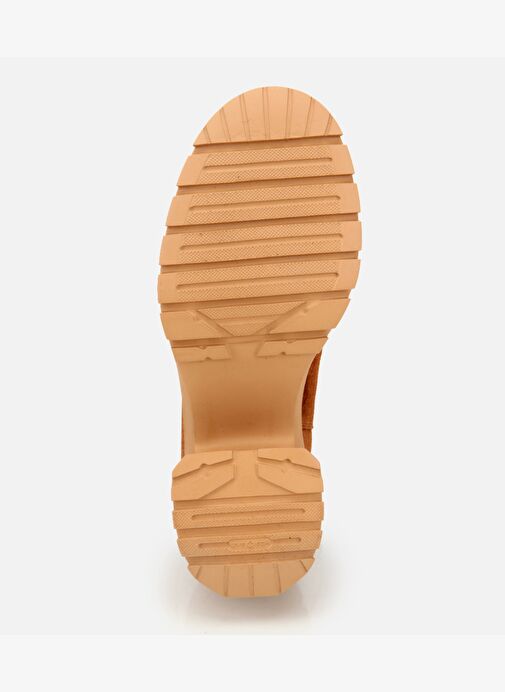 Hotiç Hotiç Kadın Süet Deri Taba Lastik Detaylı Topuklu Bot 01BOH318530A370 | Boyner Taba - 7. görsel