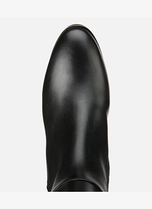 Kadın Deri Siyah Tokalı Topuklu Çizme 01CIH313350A100 - Görsel 7