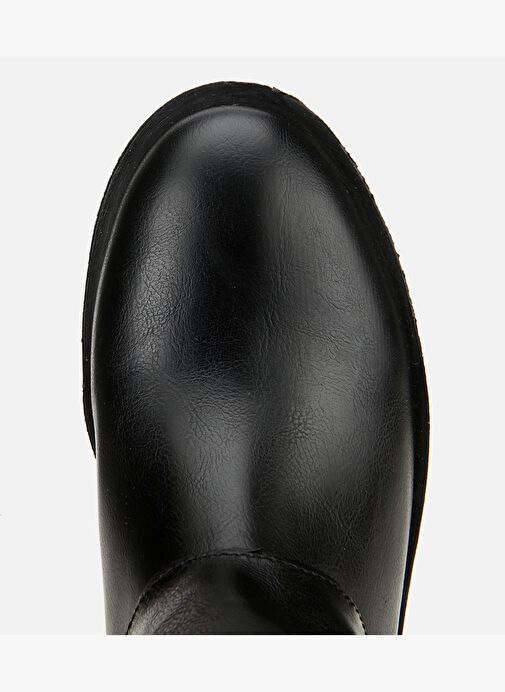 Kadın Siyah Tokalı Düz Çizme 01CIH315130A100 - Görsel 6