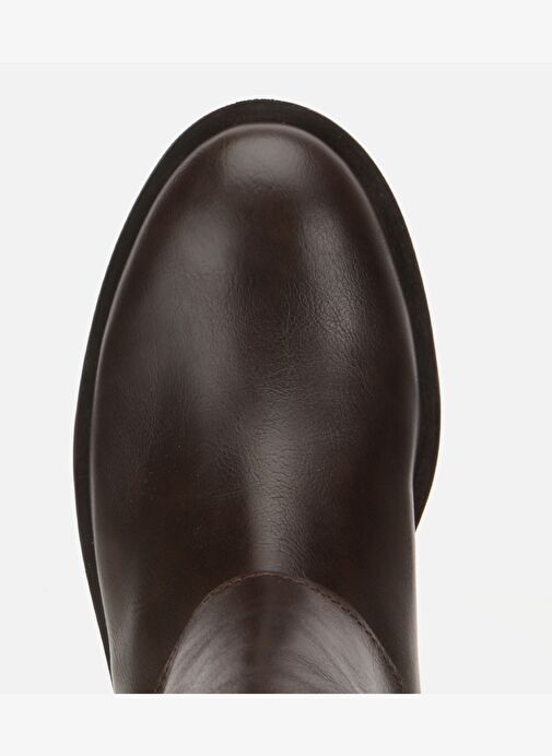 Kadın Kahverengi Tokalı Düz Çizme 01CIH315130A480 - Görsel 6