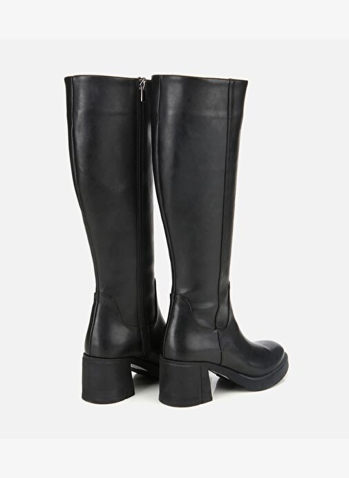 Kadın Siyah Yüksek Topuklu Çizme 01CIH315220A100 - Görsel 5