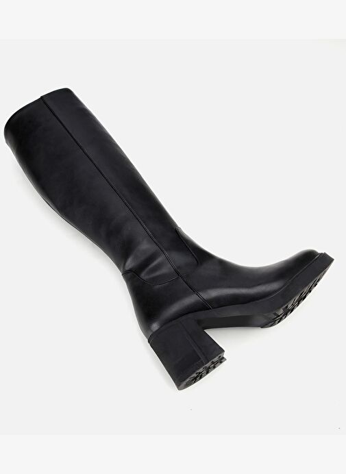 Kadın Siyah Yüksek Topuklu Çizme 01CIH315220A100 - Görsel 7