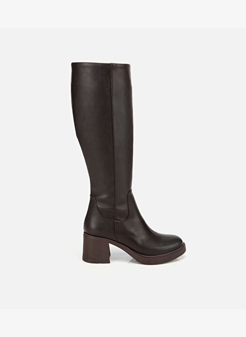 Kadın Kahverengi Yüksek Topuklu Çizme 01CIH315220A480 - Görsel 2