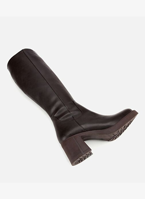 Kadın Kahverengi Yüksek Topuklu Çizme 01CIH315220A480 - Görsel 7