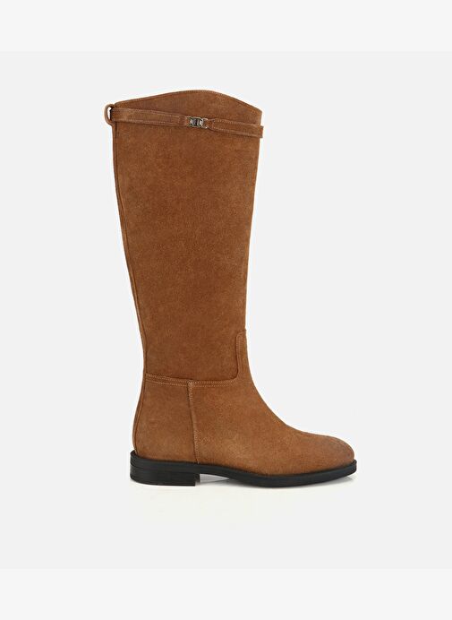 Hotiç Hotiç Kadın Süet Deri Taba Kemer Detaylı Düz Çizme 01CIH317780A410 Bot | Boyner Taba - 2. görsel