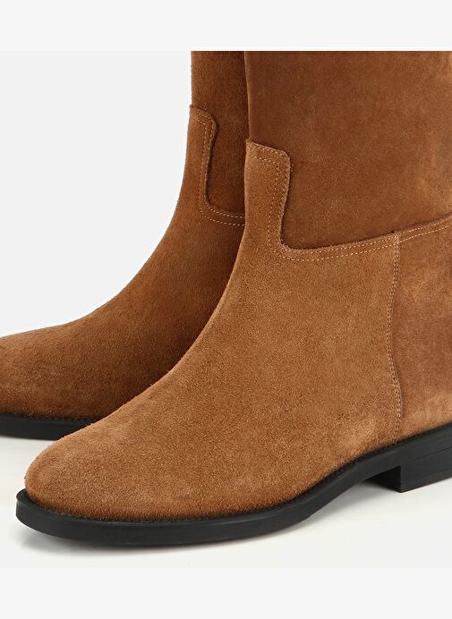 Hotiç Hotiç Kadın Süet Deri Taba Kemer Detaylı Düz Çizme 01CIH317780A410 Bot | Boyner Taba - 4. görsel