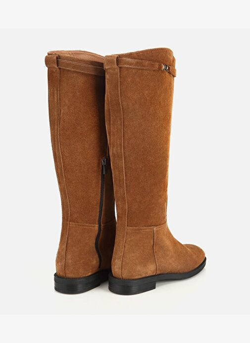 Hotiç Hotiç Kadın Süet Deri Taba Kemer Detaylı Düz Çizme 01CIH317780A410 Bot | Boyner Taba - 5. görsel