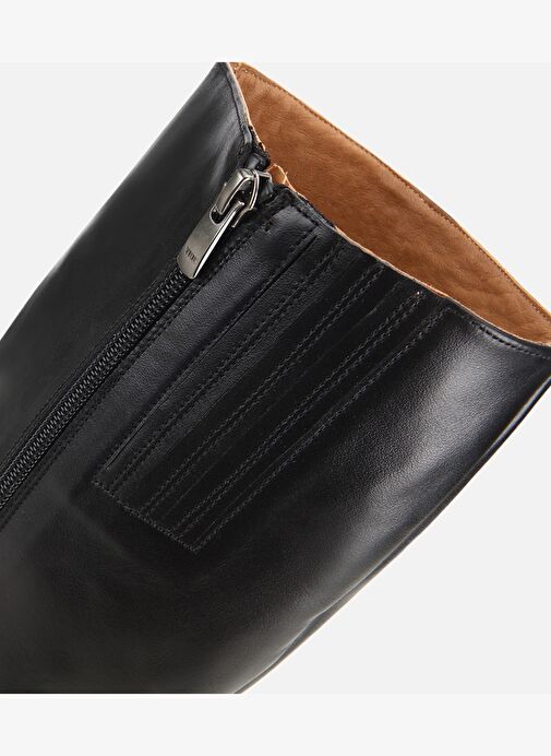 Hotiç Hotiç Kadın Deri Siyah Sivri Burunlu Topuklu Çizme 01CIH318420A100 Bot | Boyner Siyah - 7. görsel