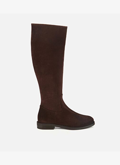 Hotiç Hotiç Kadın Süet Deri Kahverengi Düz Çizme 01CIH318730A480 Bot | Boyner Kahverengi - 2. görsel