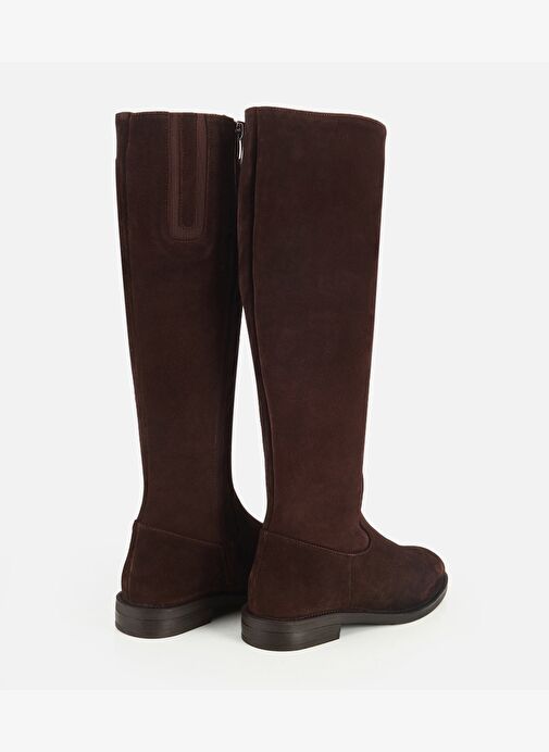 Hotiç Hotiç Kadın Süet Deri Kahverengi Düz Çizme 01CIH318730A480 Bot | Boyner Kahverengi - 5. görsel