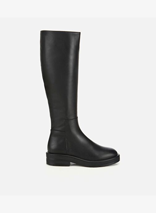 Hotiç Hotiç Kadın Deri Siyah Lastik Detaylı Düz Çizme 01CIH318740A100 Bot | Boyner Siyah - 2. görsel