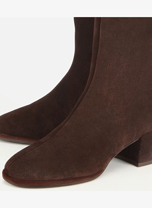 Hotiç Hotiç Kadın Süet Deri Kahverengi Lastik Detaylı Düz Çizme 01CIH318760A480 Bot | Boyner Kahverengi - 4. görsel