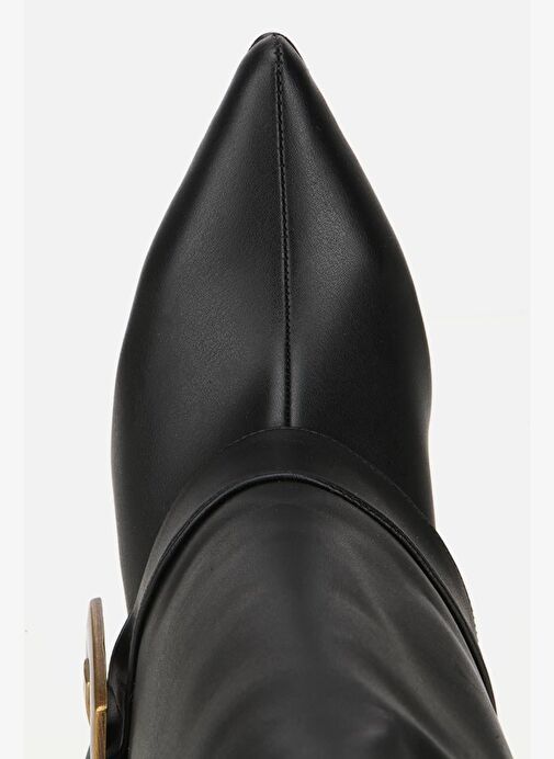 Yaya By Hotiç Yaya By Hotiç Kadın Siyah Pantolon Görünümlü Tokalı Topuklu Çizme Boyner'de! Siyah - 7. görsel