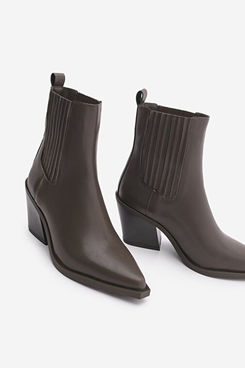 Kadın Western Bot Erbe Kahve - Görsel 7