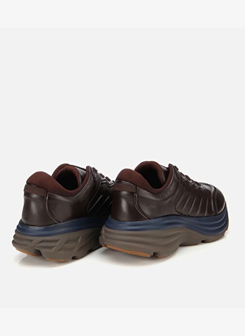 Erkek Deri Kahverengi Kalın Tabanlı Spor Ayakkabı 02AYH311360A480 - Görsel 5