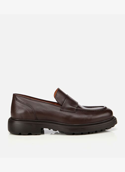 Erkek Deri Kahverengi Yumuşak Dokulu Klasik Loafer 02AYH311880A480 - Görsel 2