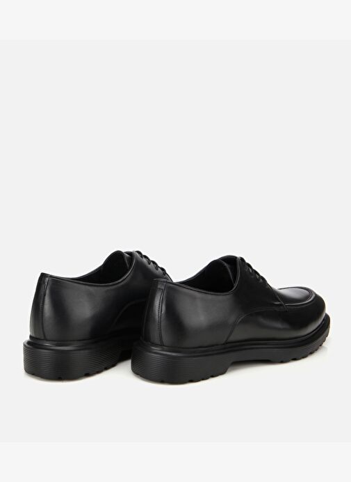 Erkek Deri Siyah Dikiş Detaylı Günlük Ayakkabı 02AYH311960A100 - Görsel 5