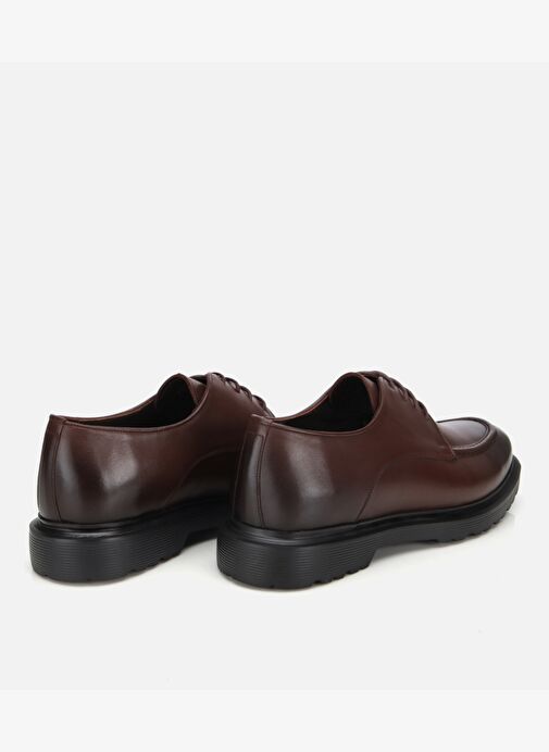 Erkek Deri Kahverengi Dikiş Detaylı Günlük Ayakkabı 02AYH311960A480 - Görsel 5