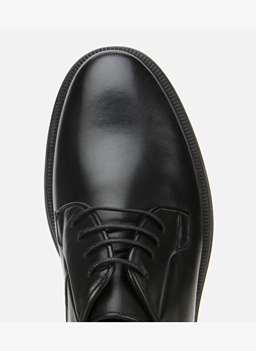 Erkek Deri Siyah Bağcıklı Günlük Ayakkabı 02AYH312090A100 - Görsel 6