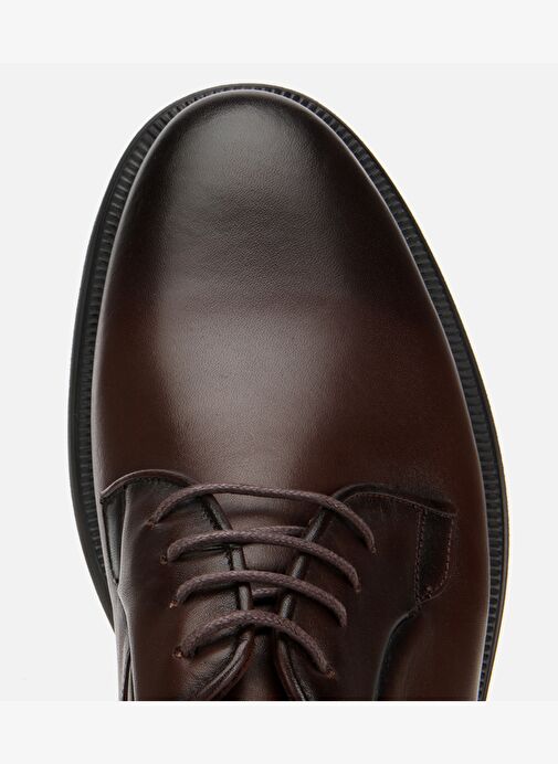 Erkek Deri Kahverengi Bağcıklı Günlük Ayakkabı 02AYH312090A480 - Görsel 6