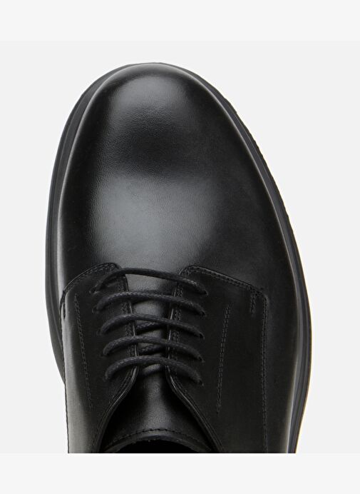 Erkek Deri Siyah Kalın Tabanlı Günlük Ayakkabı 02AYH312170A100 - Görsel 6
