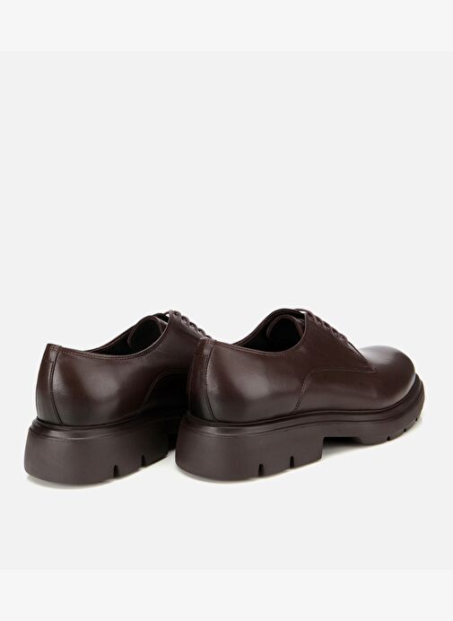 Erkek Deri Kahverengi Kalın Tabanlı Günlük Ayakkabı 02AYH312170A480 - Görsel 5