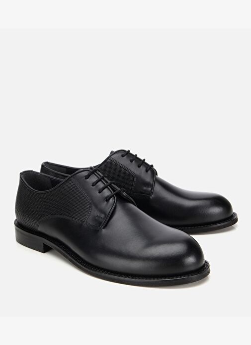 Erkek Deri Siyah Klasik Ayakkabı 02AYH313780A100 - Görsel 3