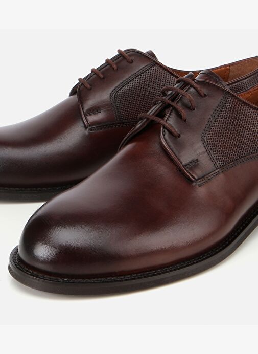 Erkek Deri Kahverengi Klasik Ayakkabı 02AYH313780A480 - Görsel 4