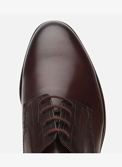 Erkek Deri Kahverengi Klasik Ayakkabı 02AYH313810A480 - Görsel 6