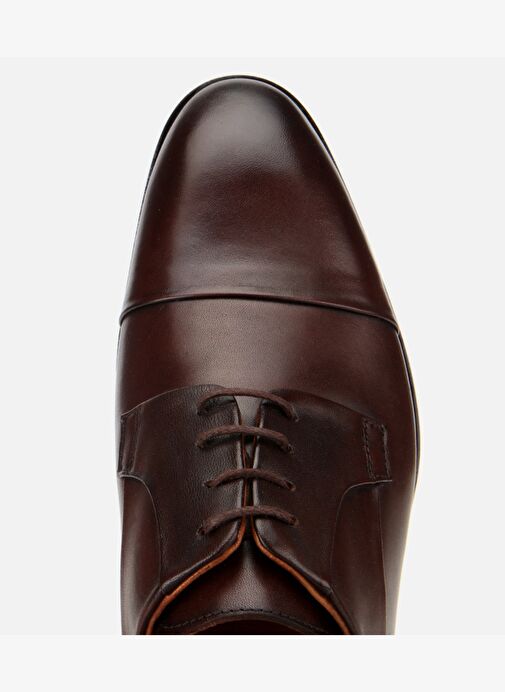 Erkek Deri Kahverengi Bağcıklı Klasik Ayakkabı 02AYH313820A480 - Görsel 6