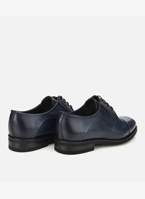 Erkek Deri Lacivert Bağcıklı Klasik Ayakkabı 02AYH313820A680 - Görsel 5