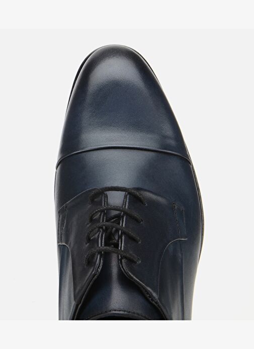 Erkek Deri Lacivert Bağcıklı Klasik Ayakkabı 02AYH313820A680 - Görsel 6