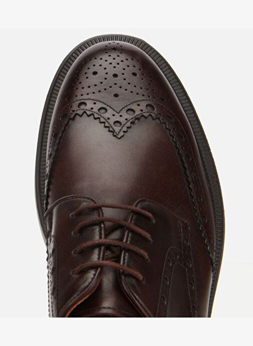 Erkek Deri Kahverengi Rahat Klasik Ayakkabı 02AYH313850A480 - Görsel 6