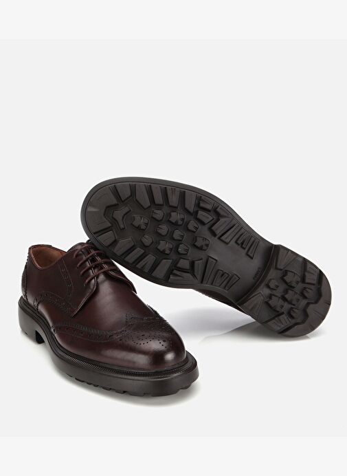 Erkek Deri Kahverengi Rahat Klasik Ayakkabı 02AYH313850A480 - Görsel 7