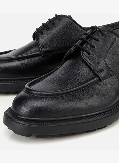 Erkek Deri Kahverengi Yumuşak Dokulu Klasik Ayakkabı 02AYH313860A100 - Görsel 4