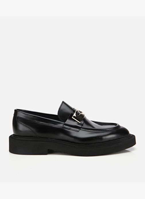 Erkek Açma Deri Metal Tokalı Hafif Tabanlı Klasik Loafer 02AYH313880A100 - Görsel 2