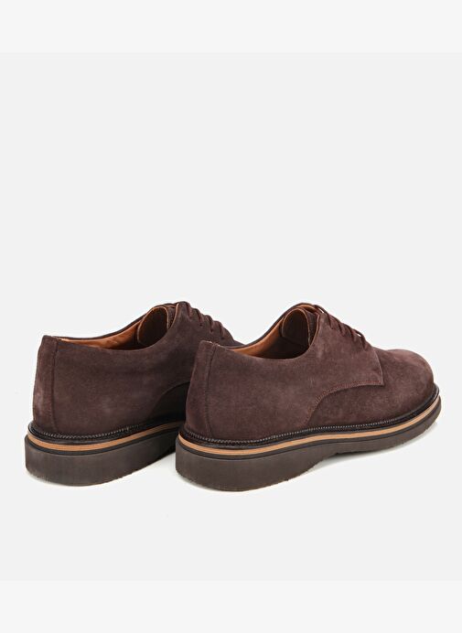 Erkek Süet Deri Kahverengi Hafif Tabanlı Günlük Ayakkabı 02AYH313940A480 - Görsel 5