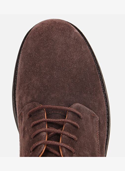 Erkek Süet Deri Kahverengi Hafif Tabanlı Günlük Ayakkabı 02AYH313940A480 - Görsel 6